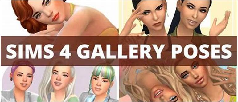 Gallery poses sims 4